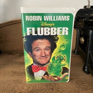 Disney's Flubber VHS with Green Cover